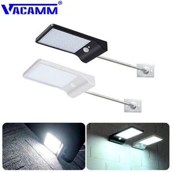 

Vacamm LED Street Light Solar PIR Motion Sensor Wall Light 36leds Energy Saving Outdoor Garden Street Garden Waterproof Lights