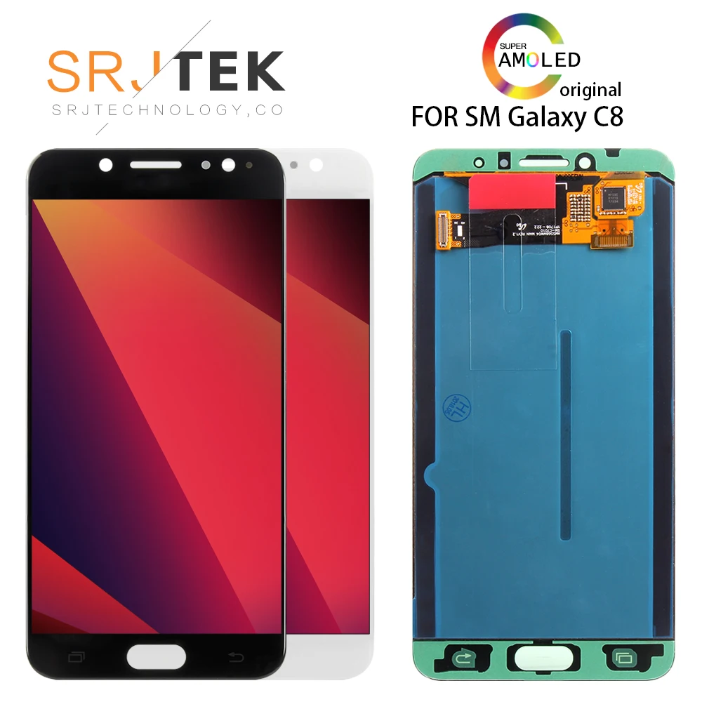 

AMOLED Display LCD For SAMSUNG Galaxy C8 LCD Display Touch Screen Digitizer Assembly Replacement For SAMSUNG Galaxy C8 LCD
