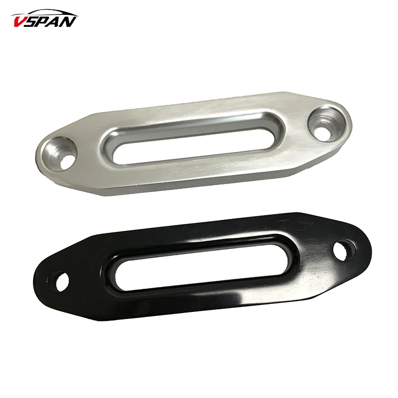 Aluminum Hawse Fairlead for Synthetic Winch Rope Cable Lead Guide ATV Universal