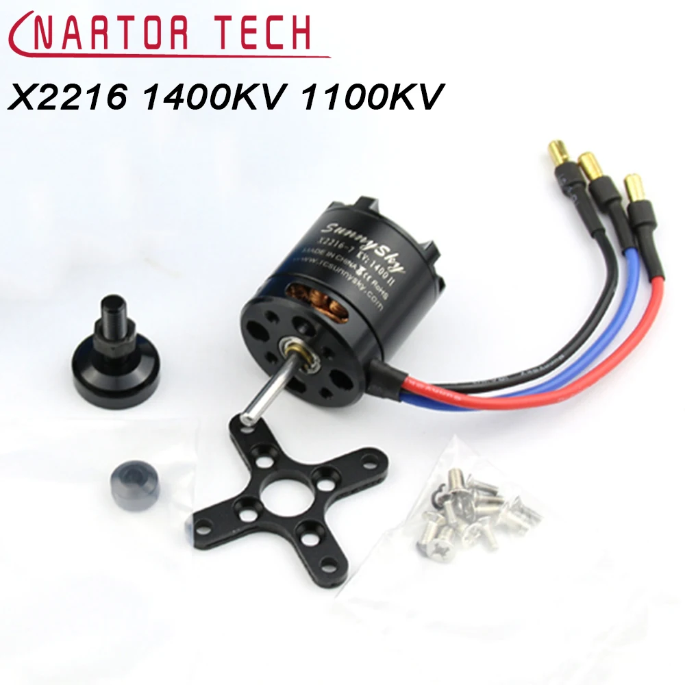 

SUNNYSKY X2216 1100 1250 1400 KV Brushless Motor for Multicopter Quadcopter