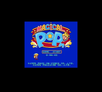 

MAGICAL POPN 16 bit Big Gray Game Card For NTSC Game Player Drop Shipping