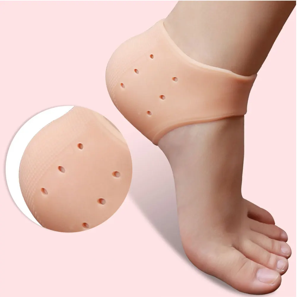 Against Peeling Washable Moisturizing Gel Silicone Heel Socks Foot Protector Foot Skin Care Soft Prevent Dry Skin Foot Skin Care