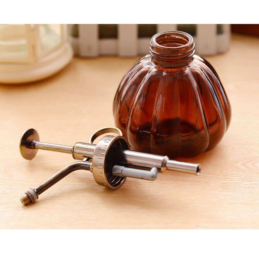 Vintage Sprayer Pressure Spray Bottle Garden Plant Flower Water Mist Bottle Glass Bottle Home Decorative for garden plant