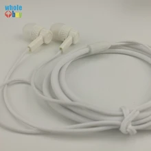 300 шт., модные портативные наушники-вкладыши, Толстая линия, Crod кабель, проводная гарнитура с микрофоном, спортивный провод для 3,5 мм, Jack, мобильного телефона, MP4