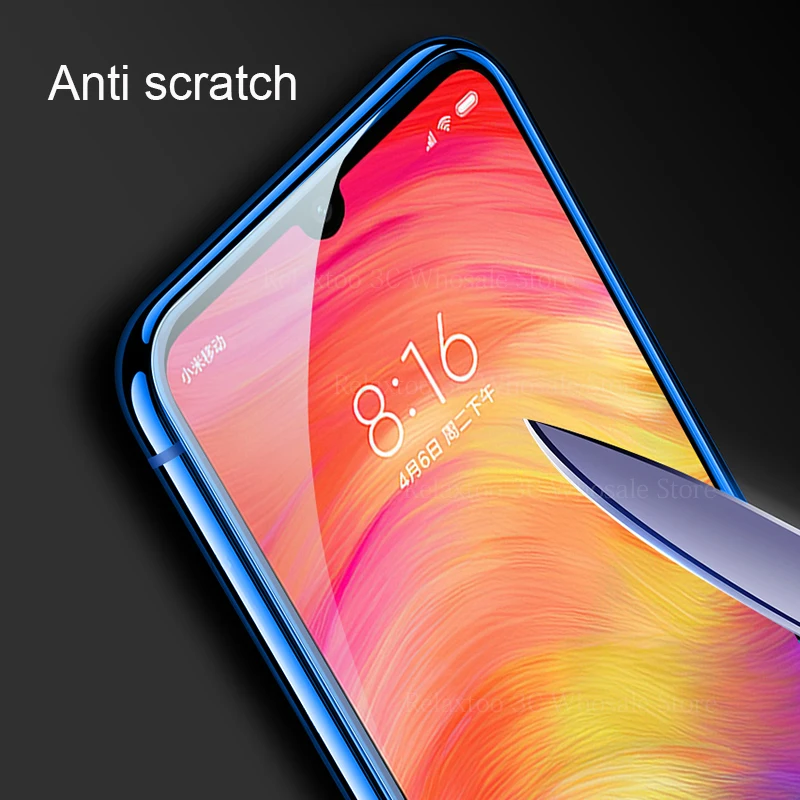 2 шт. закаленное стекло redmi note 7 7a 6 pro 5 plus защита для экрана xiaomi mi 9 8 xiomi xaomi a2 lite