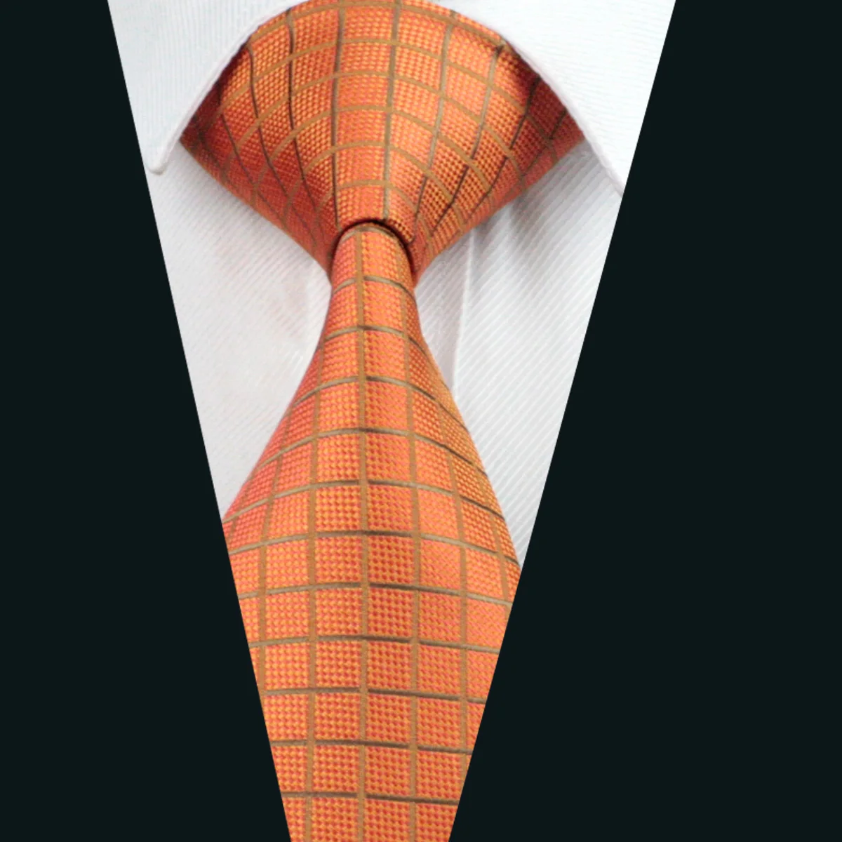mens orange ties