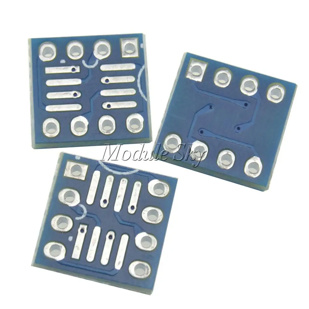 

10PCS SOP8 SO8 SOIC8 TO DIP8 Interposer board pcb Board Adapter Plate New