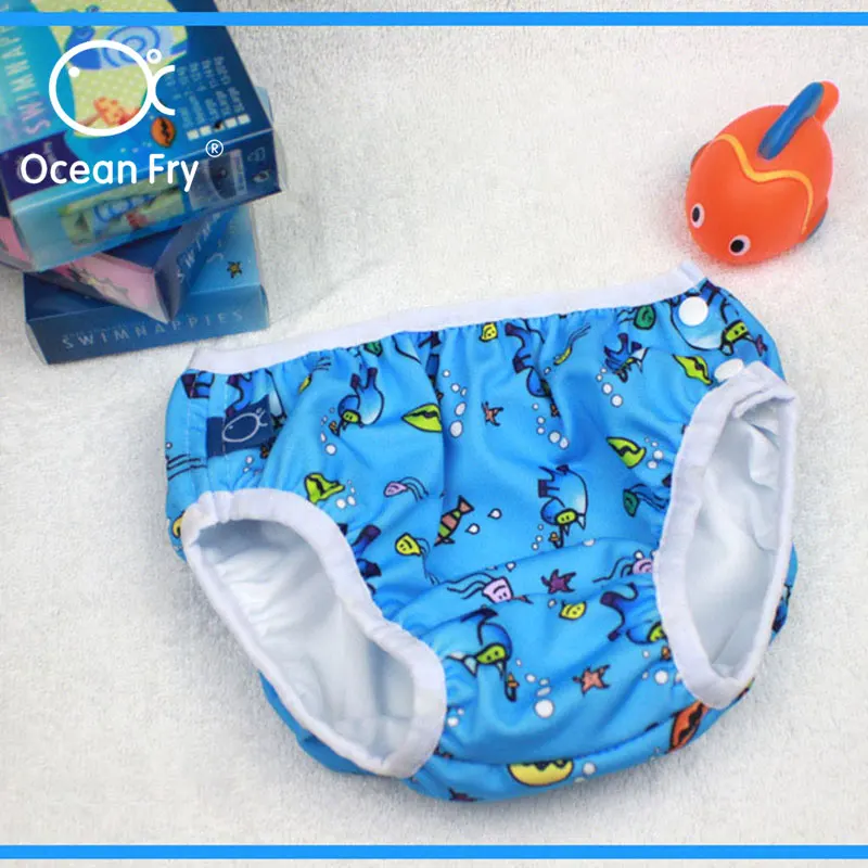 Pantalon de bain couche-culotte pour nouveau-né | Maillot de bain pour bébé anti-fuite, couche-culotte imperméable mignonne infantile pour la natation, livraison directe