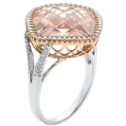 Роскошные Большие Каменные Обручальные кольца для женщин шампанского Кристалл кубического циркония ювелирные изделия подарок новое