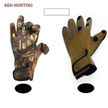 3 полпальца камуфляжные Рыболовные Перчатки Водонепроницаемые уличные спортивные охотничьи камуфляжные перчатки на полный палец для рыбалки