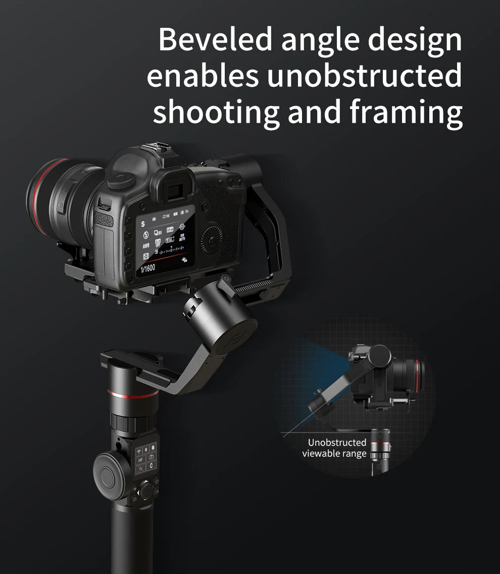 Feiyutech AK2000 3-осевой ручной шарнирный стабилизатор для камеры GoPro для sony A6300 Canon 5D 6d Mark Panasonic GH5 цифровых зеркальных камер PK DJI Ronin S