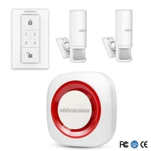Wireless Ring Security System with PIR Detector Anti Thief Alarm System Security Home Motion Sensor PIR Door Alert for Home golden security wired waterproof pet immune pir motion sensor detector home security for g90b plus kerui alarm system