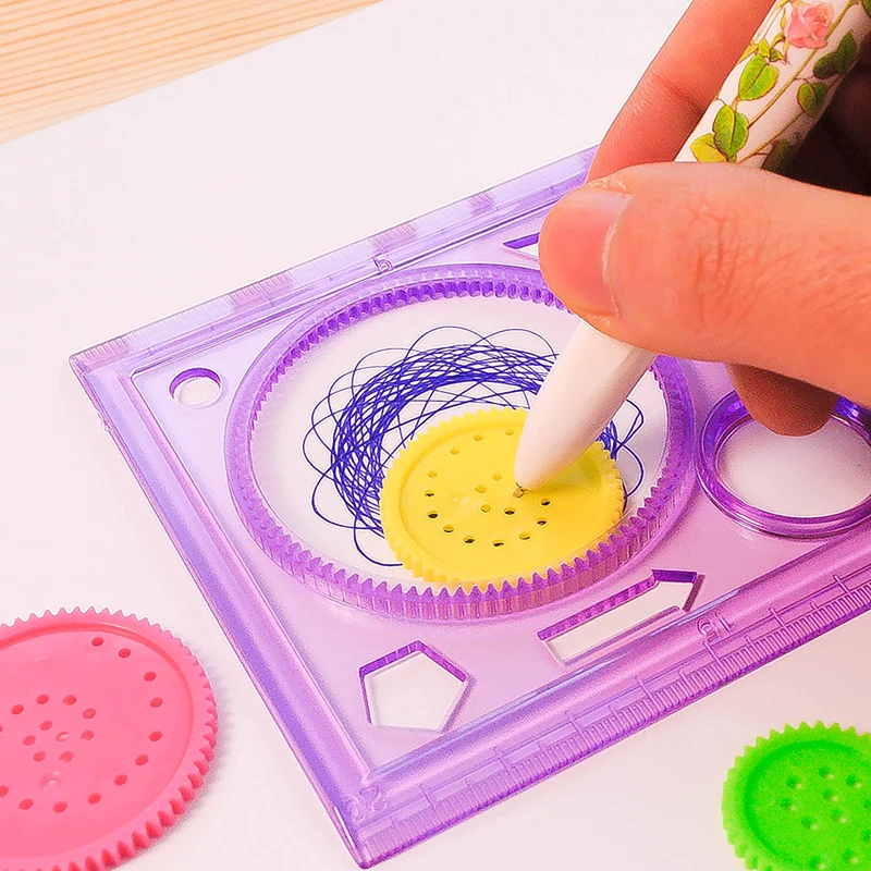Multi-function Painting Puzzle Spirograph Geometric Ruler Drafting Tools For Students Drawing Toys Children Learning Art Tool Multi-function Painting Puzzle Spirograph Geometric Ruler Drafting Tools For Students Drawing Toys Children Learning Art Tool