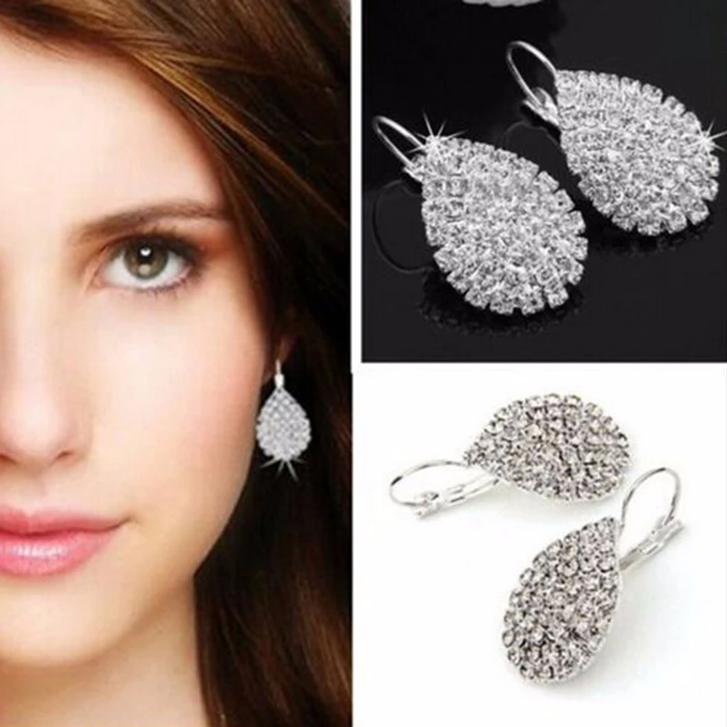 Rhinestone Fashion Drop Earrings Boutique Earrings Body Jewelry 180424