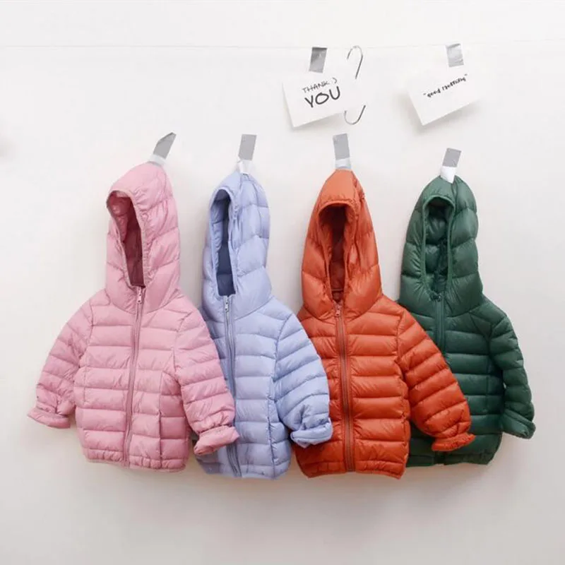 

2018 Autumn And Winter New Children's Clothing Baby Down Jacket In The Children's Lightweight Jacket B102
