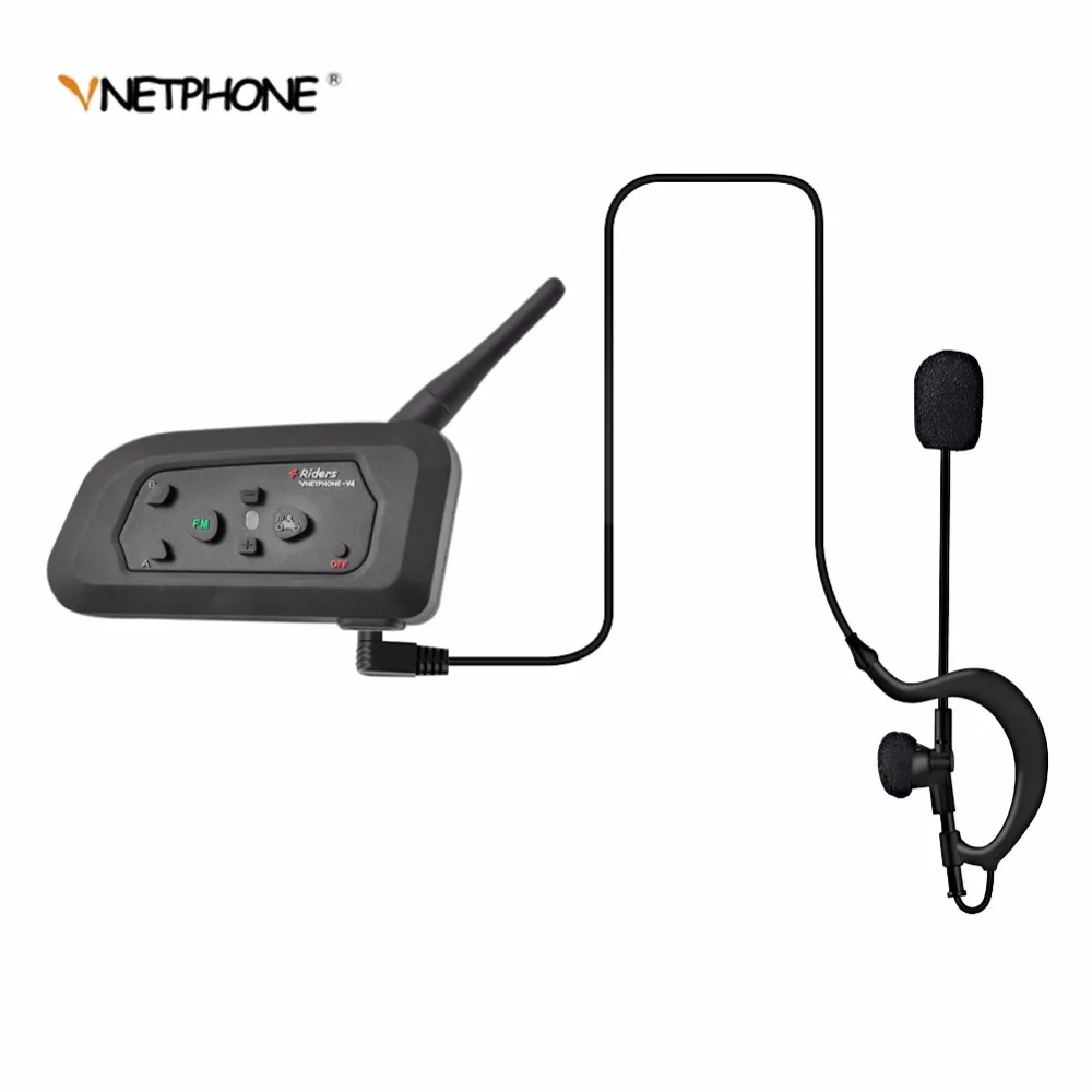 

VNETPHONE V4C Intercom Helmet Bluetooth Headset Motorcycle Communication Intercomunicador 4 Riders Interphone Speaker MP3 GPS