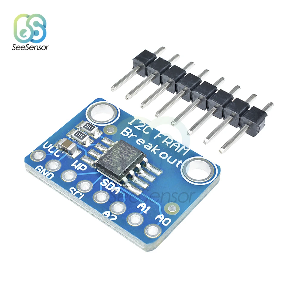 NEW I2C MB85RC256V Non-Volatile Fram Breakout Module Development 256KBit//32KByte
