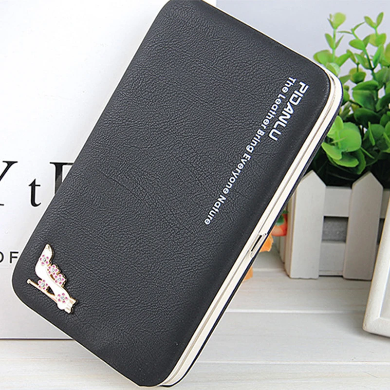 2018 Women Long Clutch Wallets Female Fashion PU Leather Bowknot Coin Bag Phone Purses Famous Designer Lady Cards Holder Wallet05