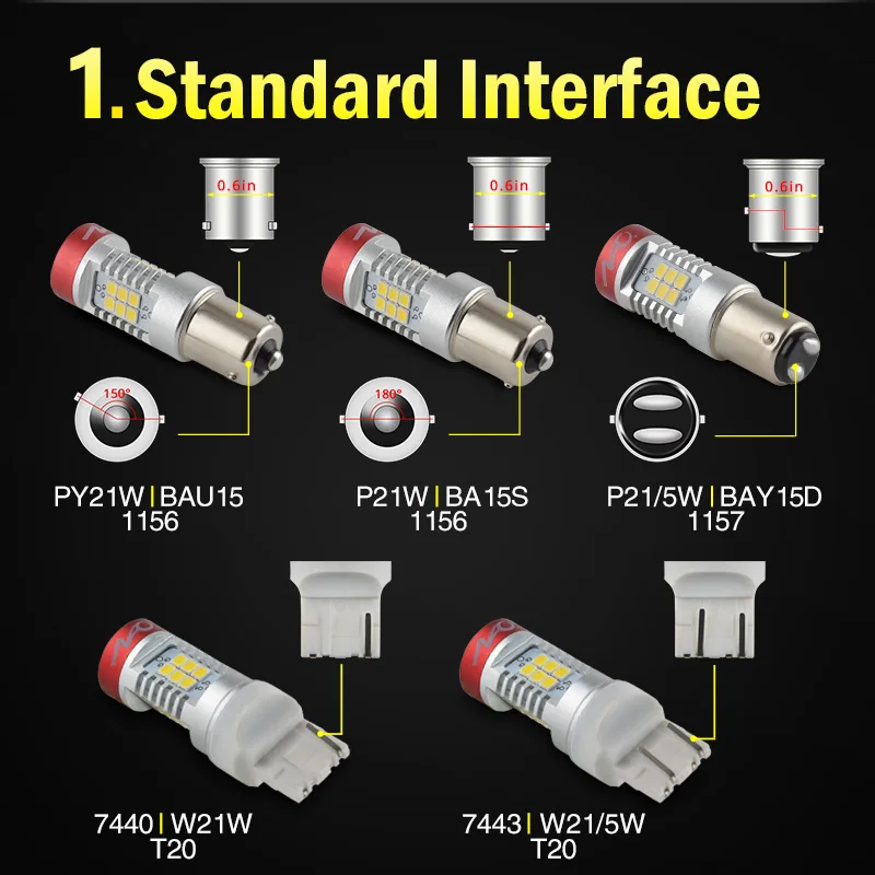NAO P21W led 1156 T20 W21/5W 1300LM p21/5w 7443 W21W Car LED Bulb 7440 bay15d Auto DRL SMD White Amber 12V Stop Reverse Light NAO P21W led 1156 T20 W21/5W 1300LM p21/5w 7443 W21W Car LED Bulb 7440 bay15d Auto DRL SMD White Amber 12V Stop Reverse Light