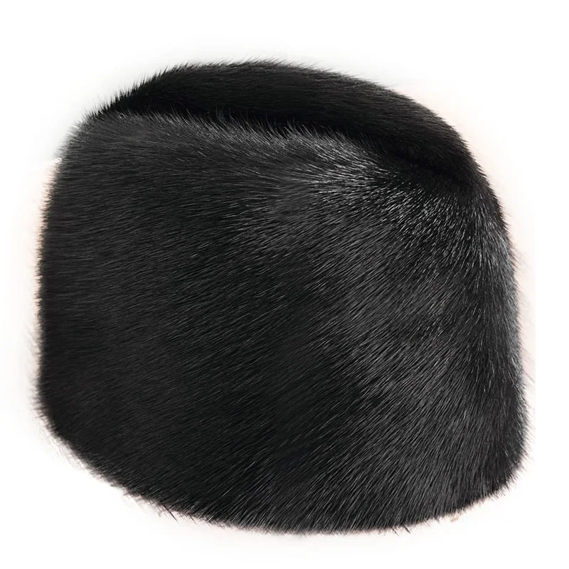 2020 FXFURS модная Новая мужская шапка из меха норки оптом новая натурального Зимняя
