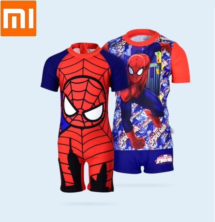 

Xiaomi ZOKE Marvel Spider-Man Children's Swimsuit UPF50+ Sunscreen Skin-friendly Quick drying Kids Beach Swimming Suits