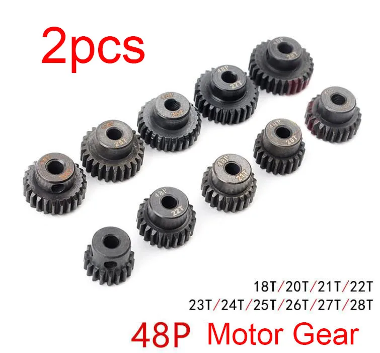 GDS Racing M0.8 32T Pinion Gear Steel for 1/8" 3.175mm and 5mm Shaft GDS Racing M0.8 32T Pinion Gear Steel for 1/8" 3.175mm and 5mm Shaft