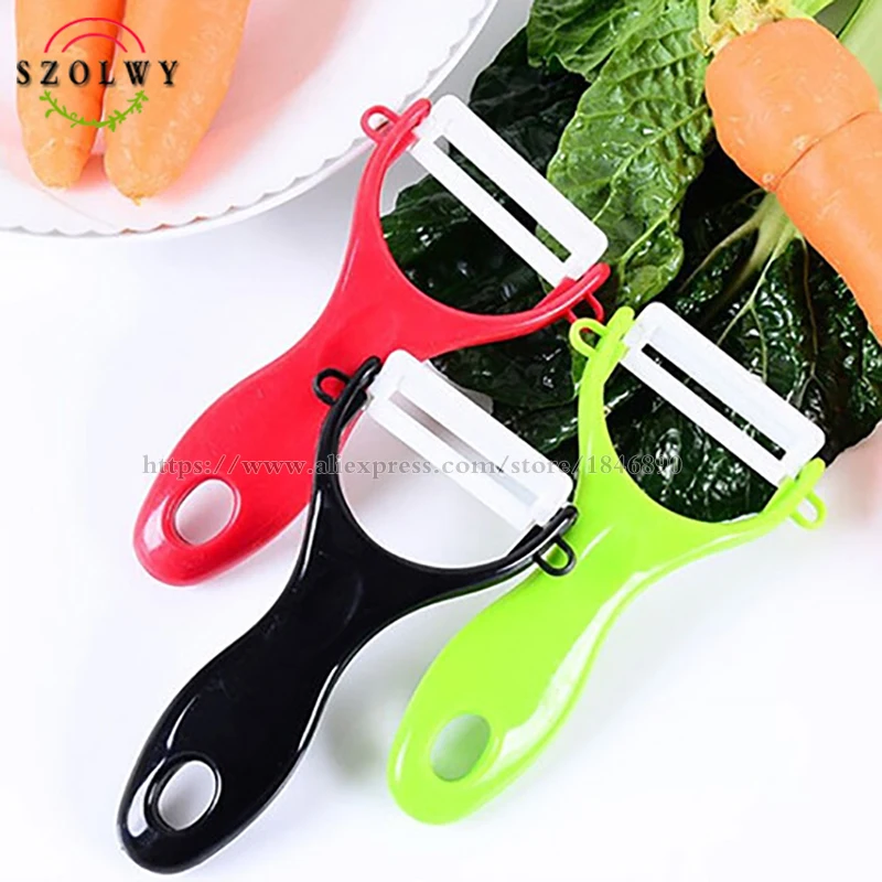 

New Design Gadgets Helper Vegetable Fruit Ceramic Peeler Cooking Tools Good easy Peelers