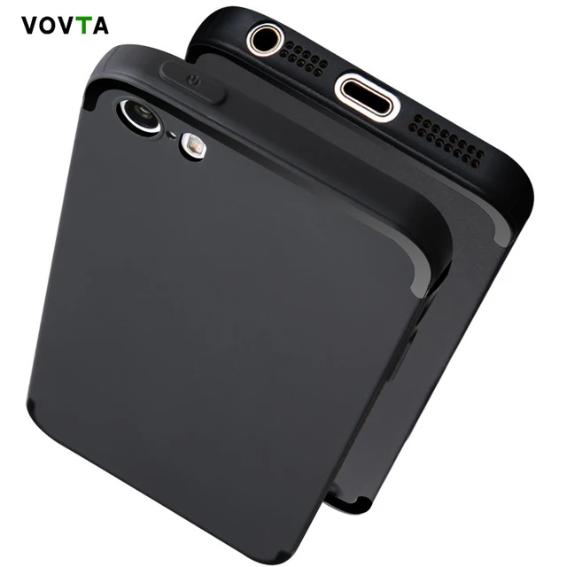 VOVTA Ultra Thin Matte Silicone TPU Case For iPhone 5s SE 5 Soft Cover Case For iPhone 5 5s SE Anti-knock Phone Cases