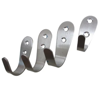 

1 PCS Door Hooks Hanging Hanger Holder for Hanging Coat Cloth food in kitchen Strong Stainless Steel