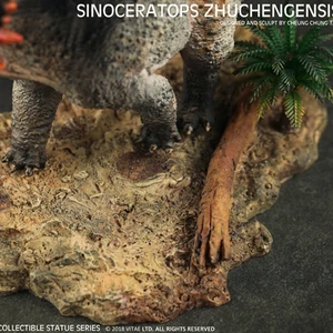 Image 2 - Vitae ジュラ紀先史時代の動物中国恐竜 Sinoceratops Zhuchengensis コレクター樹脂モデル 1:35