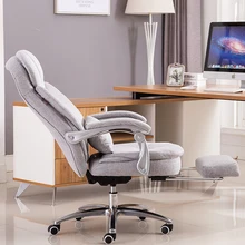 Компьютерный стул, тканевый бытовой офисный подъемный стул, PU откидной поворотный стул с высокой спинкой, Silla Oficina Cadeira Gamer