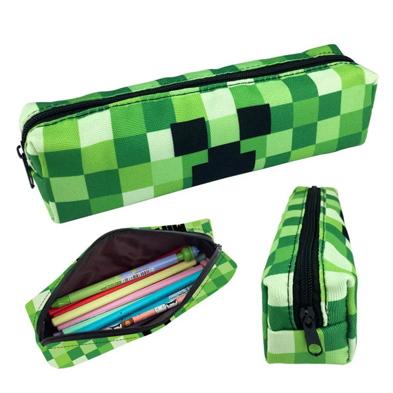 

1pc School Pencil Case Kawaii Pencil Case Animated Cartoon Fabric Canvas Big Capacity Pencil Bag for Student Kid Gift