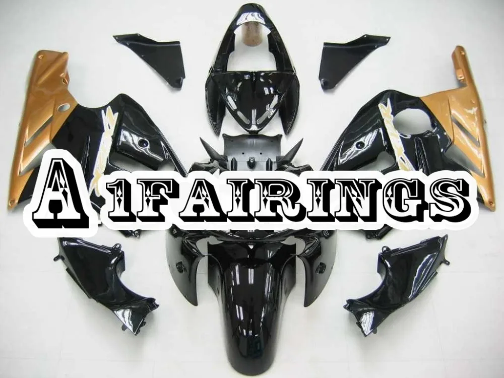 Велосипедные Чехлы для Kawasaki ZX 12R 2002 2003 2004 полный корпус обтекателя новые золотые