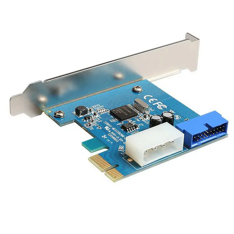 Большой-Q PCI-E расширение внешний на внутренний 20pin разъем PCIe карты 4pin IDE разъем питания NEC720200 чип с 4p питания