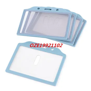 

Baby Blue Plastic Rim Vertical School Slide ID Card Holder 92mm x 57mm