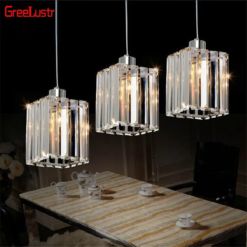  Modern led Pendant Lamps Crystal Luxury Pendant Light for Kitchen Foyer Hanging Light Lustre Lumina - 32822510948
