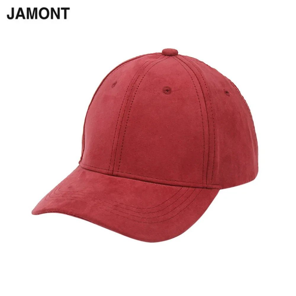 JAMONT сплошной цвет унисекс бейсболки модные дизайнерские мужские женские замшевые Egg Cap случайные папа Шляпы Путешествия солнцезащитный