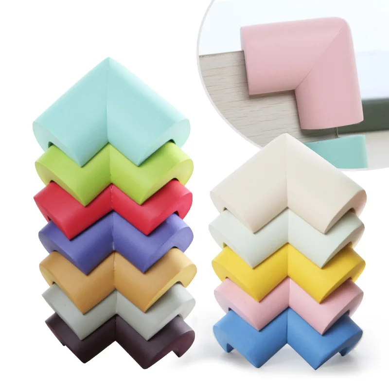 

4Pcs Foam Baby Safety Corner Table Protector Soft Edge Corner Guards Child Safety Security Safe Proof Cushion Guards Protector