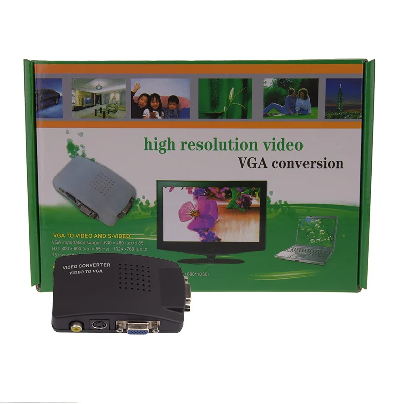 Прямая продажа с фабрики AV к VGA дистрибьютору ТВ PCav Vga высокой четкости видео