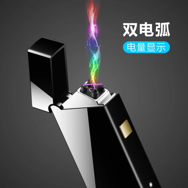 Новинка 2018 мини двухдуговая плазменная Зажигалка Eelctronic USB зажигалки
