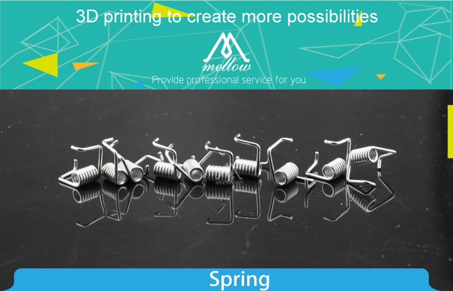 10 шт., аксессуары для 3D печати, Натяжной замок/крученая пружина для ремня шириной 6 мм, Makerbot Reprap