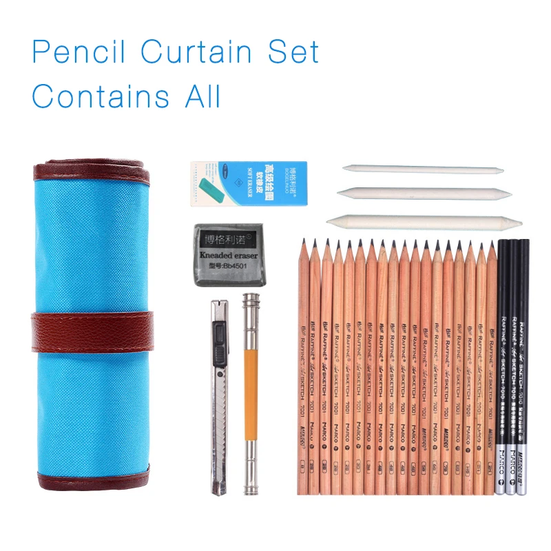 pen price sketch set 29pcs Canvas Sketch Pen Pencil Bag Drawing Pencil Curtain pen price sketch set 29pcs Canvas Sketch Pen Pencil Bag Drawing Pencil Curtain