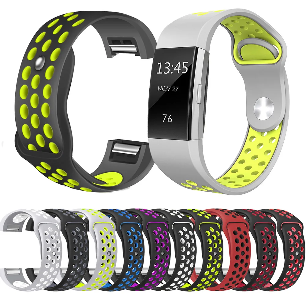 

Sport Silicone band For fitbit charge 2 Replacement Colorful Band Bracelet Wrist strap Fitbit Charger2 Smartwatch Accessories
