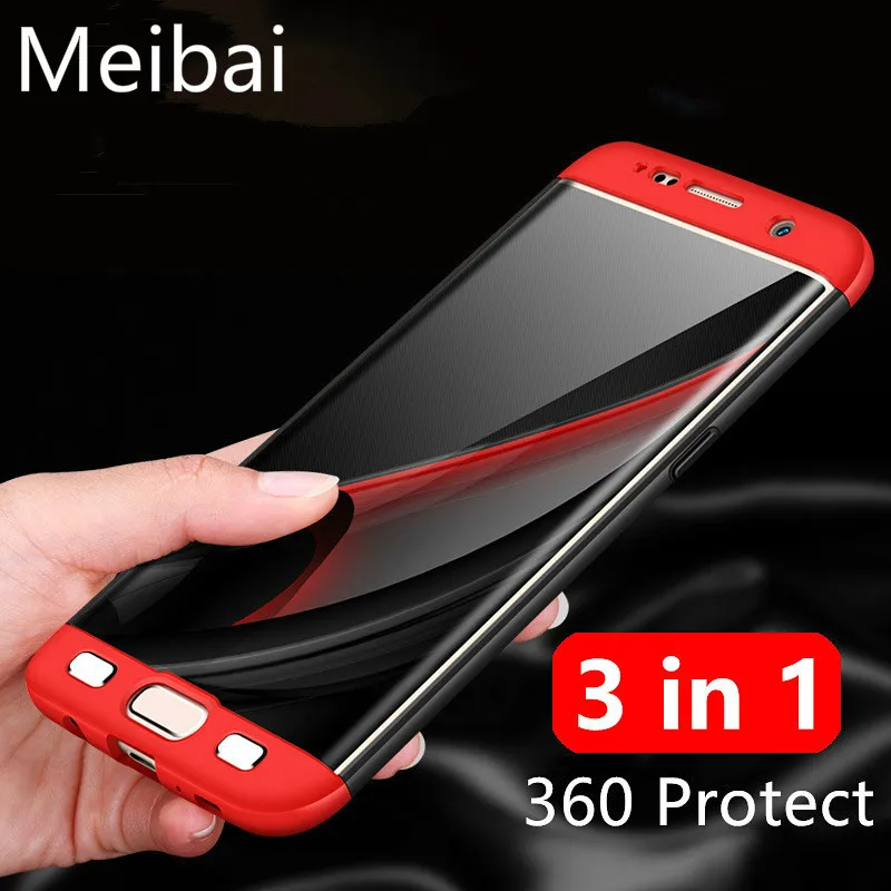 Meibai 360 Защита телефона Чехлы для Samsung Galaxy S8 плюс S6 S7 край чехол роскошь Note 8 j7 J5 J3 2017 |
