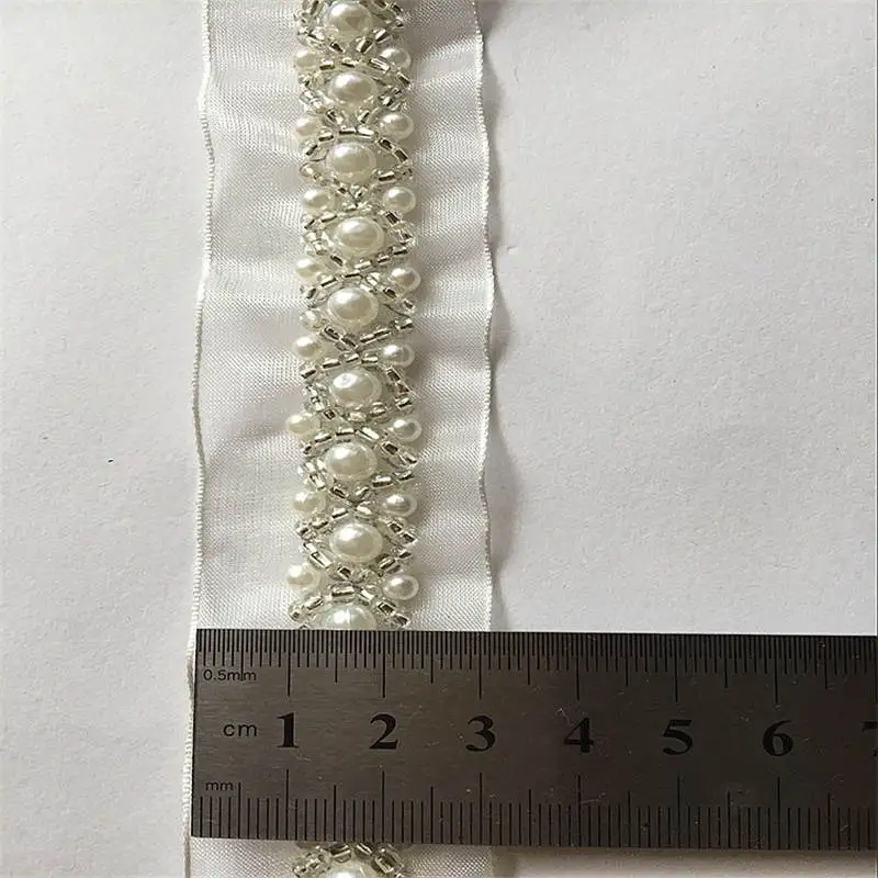 Бусины Из Органзы doreenbeads кружева бисером Марля ткань свадебное платье юбка сумка