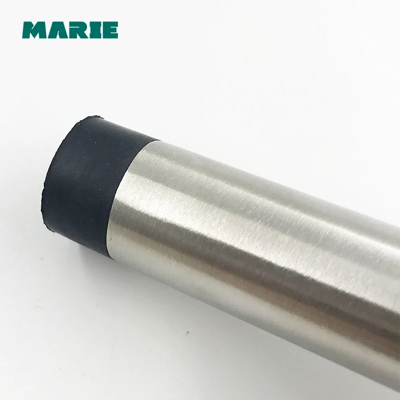 DS011 Stainless steel#304 Sliver Wall Mounted Door Stop Stopper Rubber Holder Catch Floor Fitting