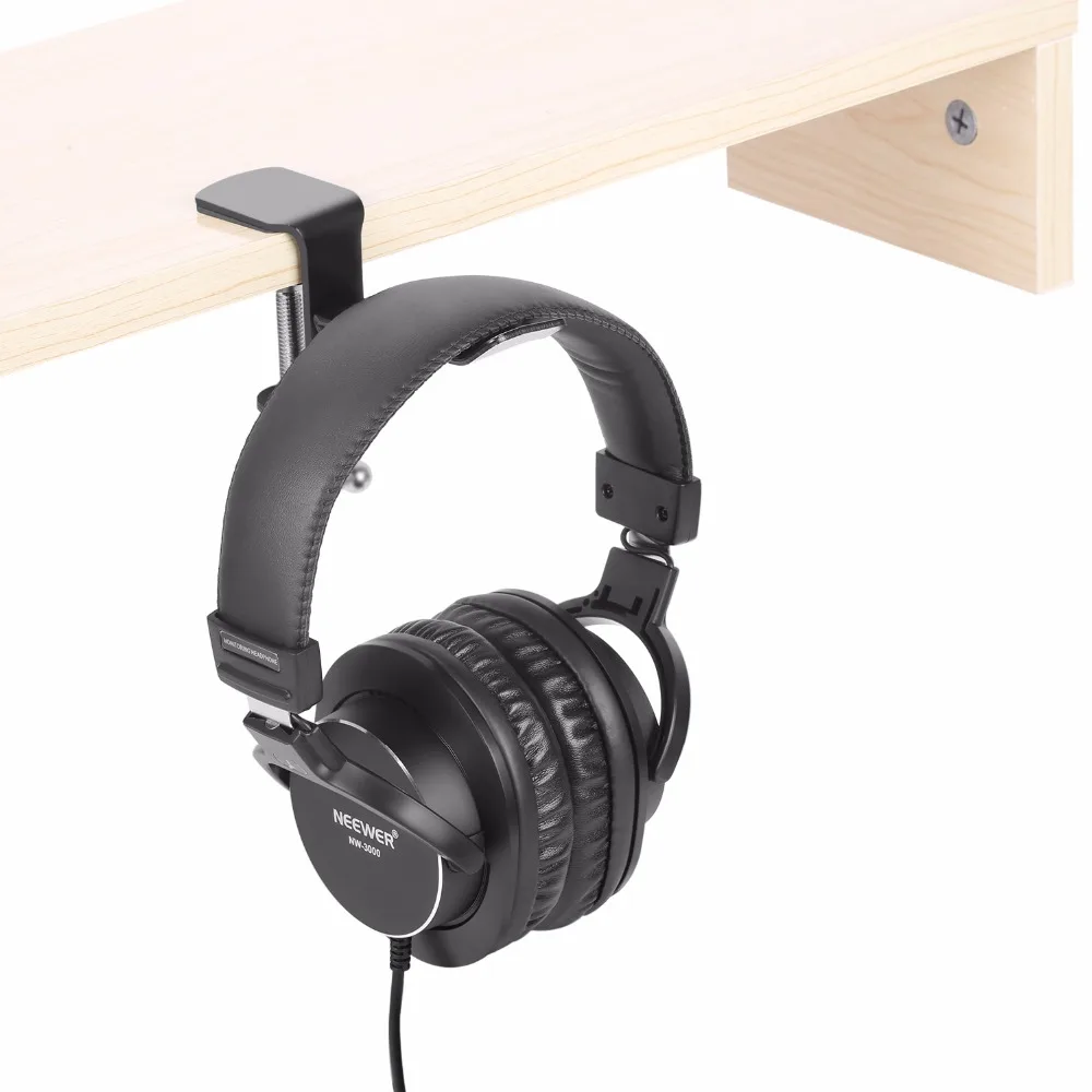 

Neewer Studio Monitor Headphone with Table Desk Headphone Holder Kit
