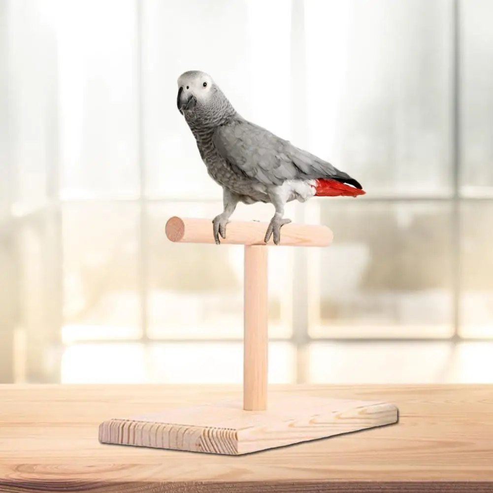 

Parrot Bird Toy Office Wooden Stand Bird Bite Toy Springboard Bird Perch Safe And Non-toxic,Easy To Carry Parrot Toys