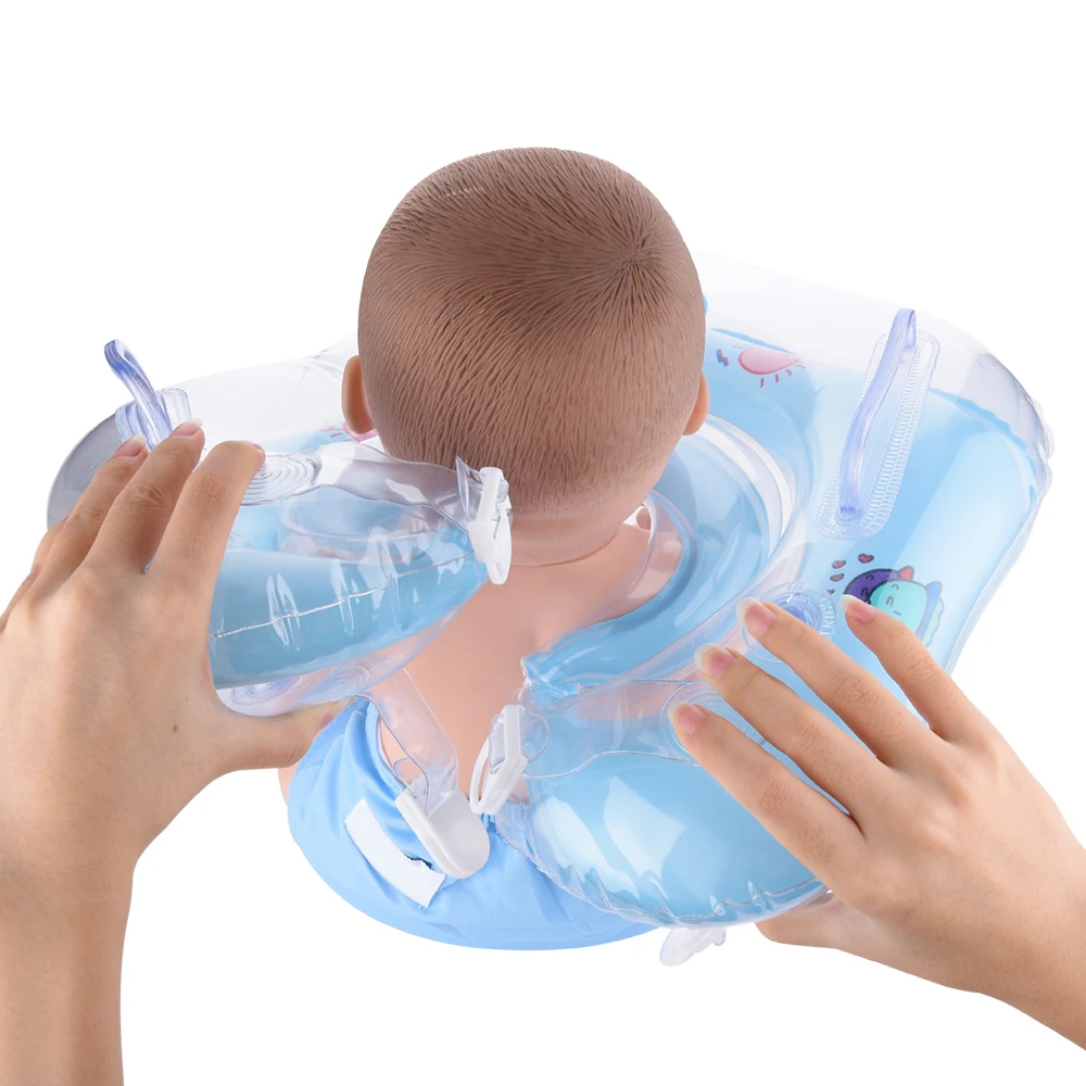 Swimming Pool Accessories Baby Neck Floats For Swim Rings Pools Piscine Floaties Trainer Inflatable Circles Bathing Baby Safety Swimming Pool Accessories Baby Neck Floats For Swim Rings Pools Piscine Floaties Trainer Inflatable Circles Bathing Baby Safety