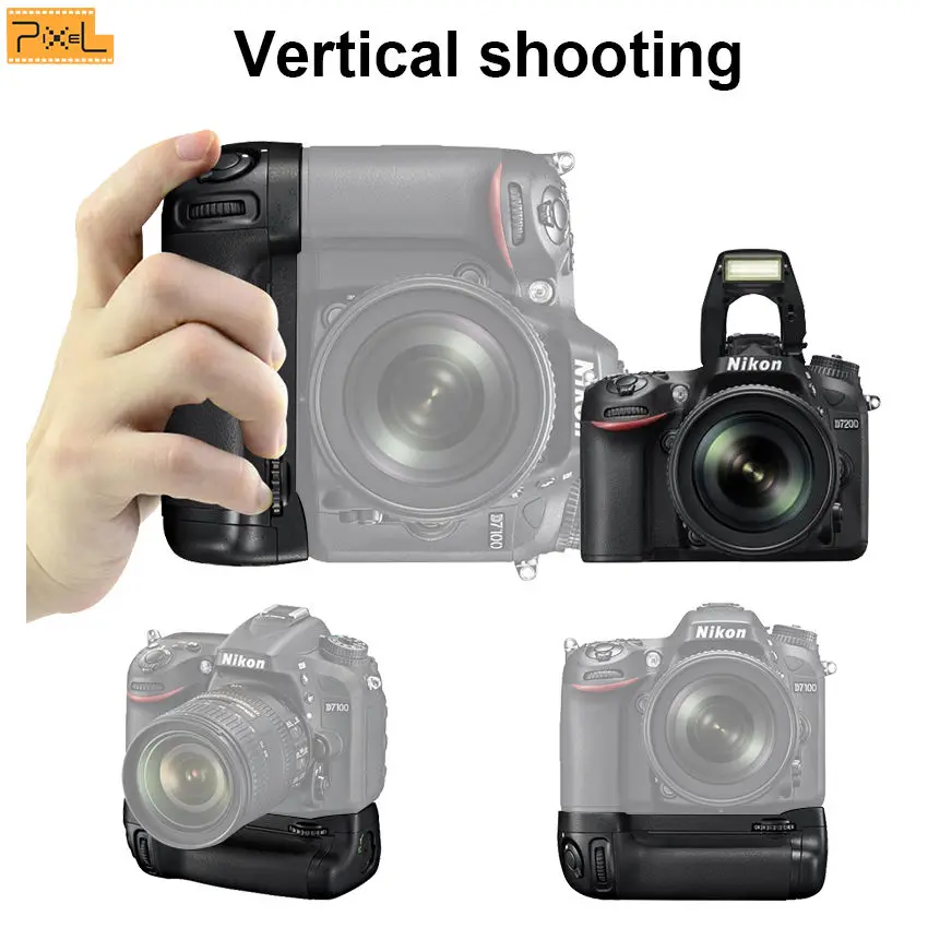 Nikon D7000 Nikon D7200 Grip ProMaster Vertical Control Power Grip